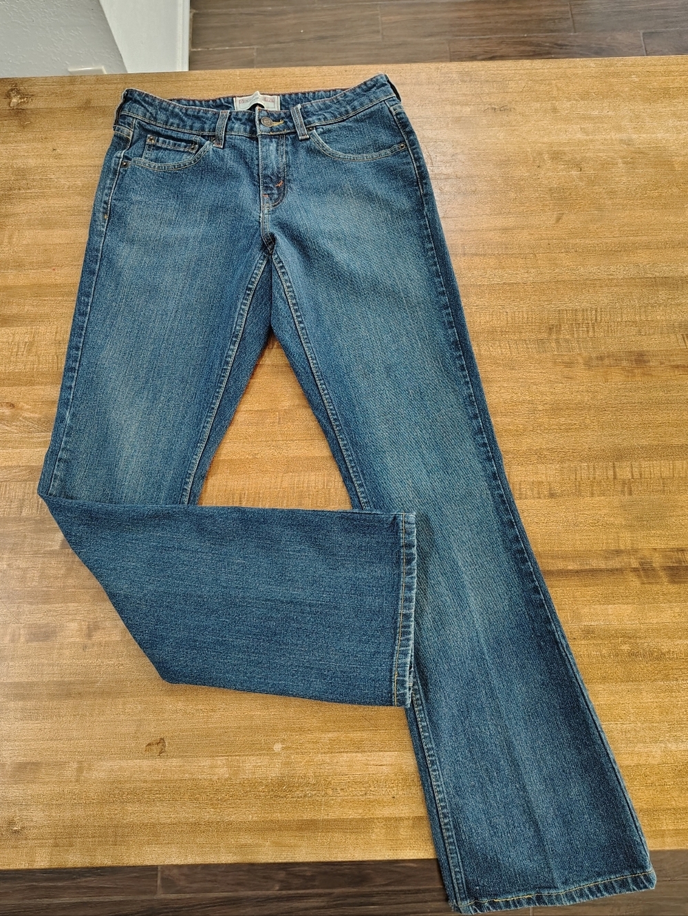 LEVIS STRAUSS SIGNATURE Low Rise Boot Cut Denim Jeans Y2K Size 4